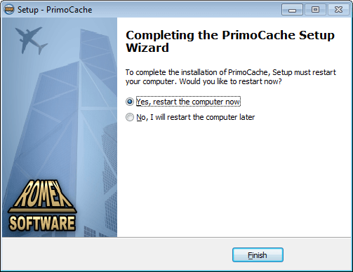 PrimoCache Installation Wizard Page 3