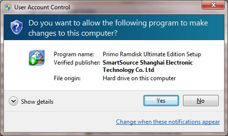Primo Ramdisk UAC