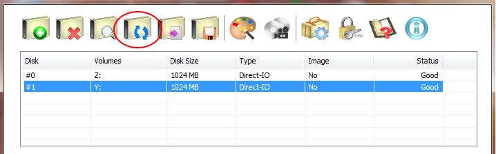 Primo Ramdisk Reinitialize Virtual Disk